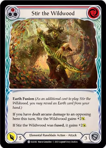 Stir the Wildwood (Red) (ELE082), Tales of Aria — Flesh & Blood card price