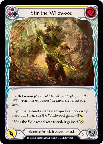 Stir the Wildwood (Yellow) (ELE083), Tales of Aria — Flesh & Blood card price