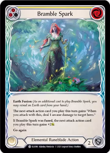 Bramble Spark (Yellow) (ELE086), Tales of Aria — Flesh & Blood card price