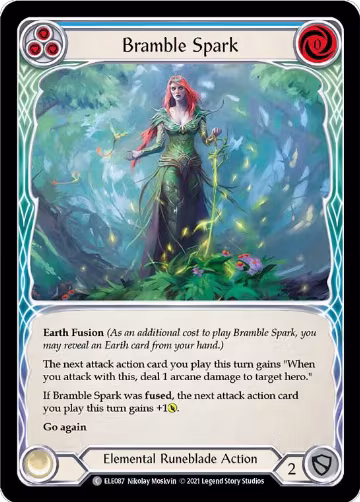 Bramble Spark (Blue) (ELE087), Tales of Aria — Flesh & Blood card price