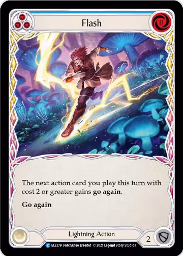 Flash (Blue) (ELE179), Tales of Aria — Flesh & Blood card price