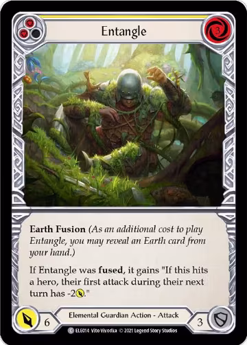 Entangle (Yellow) (ELE014), Tales of Aria — Flesh & Blood card price