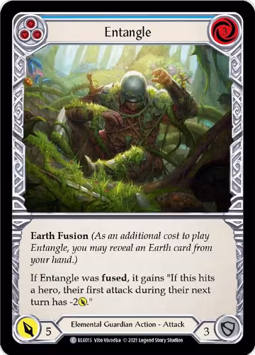Entangle (Blue) (ELE015), Tales of Aria — Flesh & Blood card price