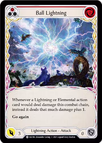 Ball Lightning (Red) (ELE186), Tales of Aria — Flesh & Blood card price