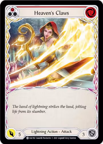 Heaven's Claws (Red) (ELE192), Tales of Aria — Flesh & Blood card price