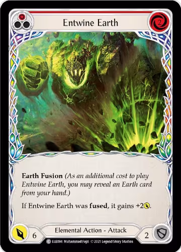 Entwine Earth (Red) (ELE094), Tales of Aria — Flesh & Blood card price