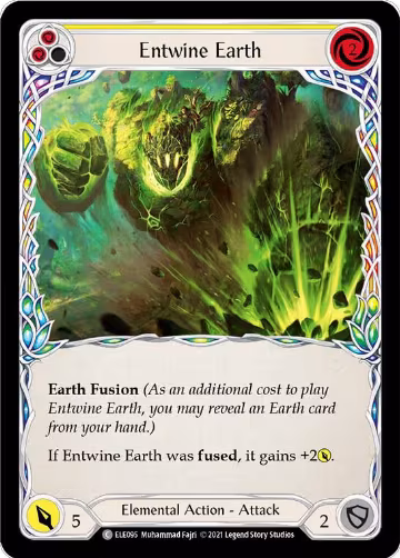 Entwine Earth (Yellow) (ELE095), Tales of Aria — Flesh & Blood card price