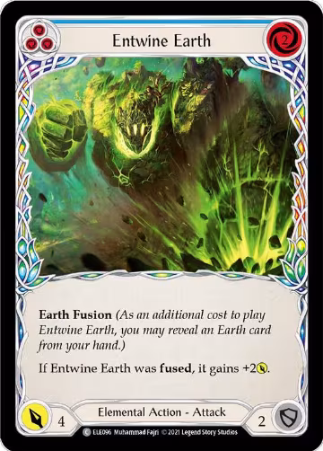 Entwine Earth (Blue) (ELE096), Tales of Aria — Flesh & Blood card price