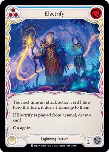 Electrify (Blue) (ELE200), Tales of Aria — Flesh & Blood card price