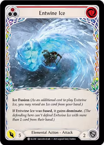 Entwine Ice (Red) (ELE097), Tales of Aria — Flesh & Blood card price