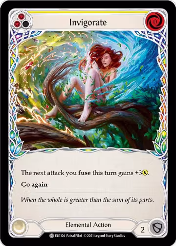 Invigorate (Yellow) (ELE104), Tales of Aria — Flesh & Blood card price