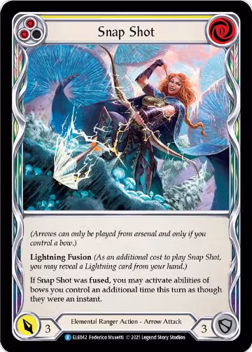 Snap Shot (Yellow) (ELE042), Tales of Aria — Flesh & Blood card price