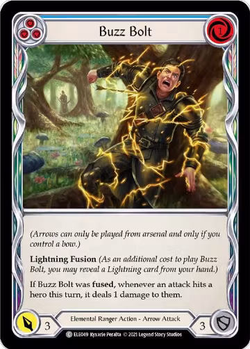 Buzz Bolt (Blue) (ELE049), Tales of Aria — Flesh & Blood card price