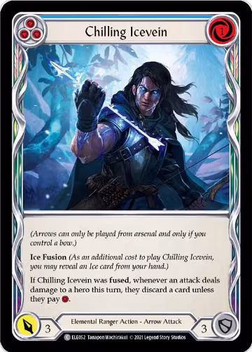 Chilling Icevein (Blue) (ELE052), Tales of Aria — Flesh & Blood card price