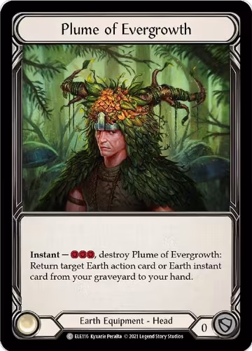 Plume of Evergrowth (ELE116), Tales of Aria — Flesh & Blood card price