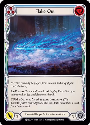 Flake Out (Blue) (ELE058), Tales of Aria — Flesh & Blood card price