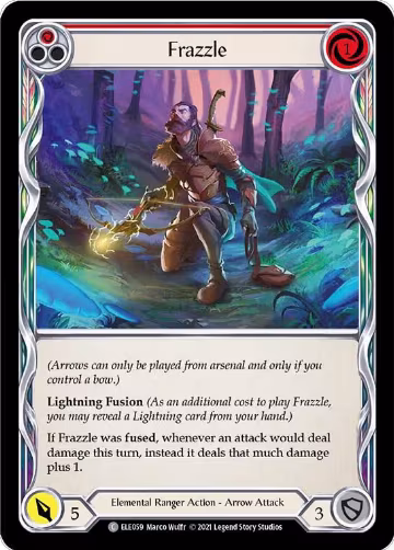Frazzle (Red) (ELE059), Tales of Aria — Flesh & Blood card price