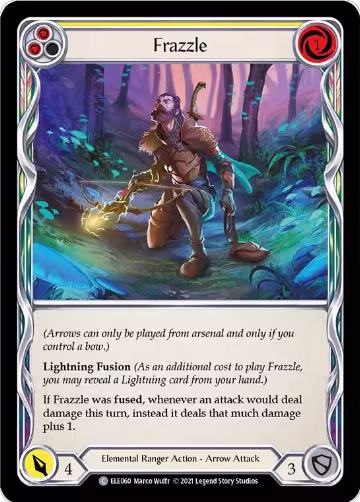Frazzle (Yellow) (ELE060), Tales of Aria — Flesh & Blood card price