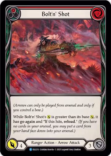 Bolt'n' Shot (Red) (ELE216), Tales of Aria — Flesh & Blood card price