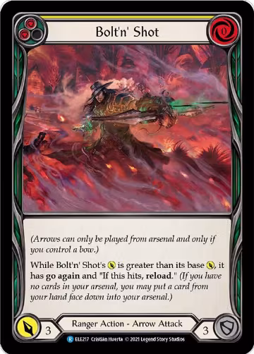 Bolt'n' Shot (Yellow) (ELE217), Tales of Aria — Flesh & Blood card price