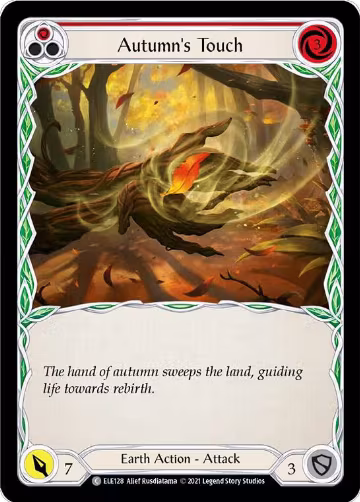 Autumn's Touch (Red) (ELE128), Tales of Aria — Flesh & Blood card price