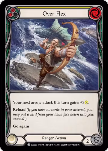 Over Flex (Yellow) (ELE220), Tales of Aria — Flesh & Blood card price