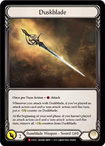 Duskblade (ELE223), Tales of Aria — Flesh & Blood card price