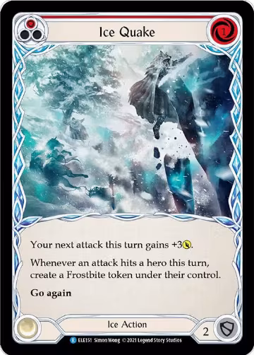 Ice Quake (Red) (ELE151), Tales of Aria — Flesh & Blood card price