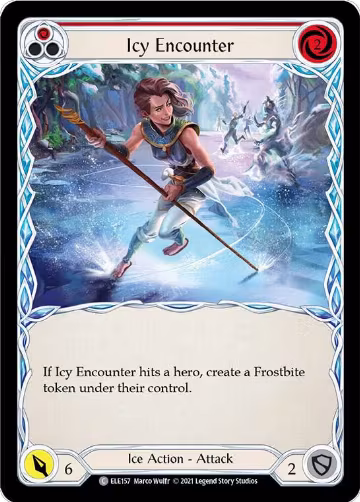 Icy Encounter (Red) (ELE157), Tales of Aria — Flesh & Blood card price