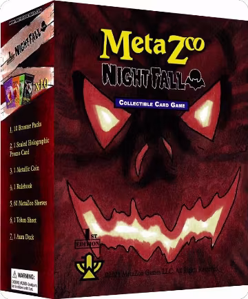 Nightfall: First Edition Spell Book, Nightfall: First Edition — MetaZoo sealed product price