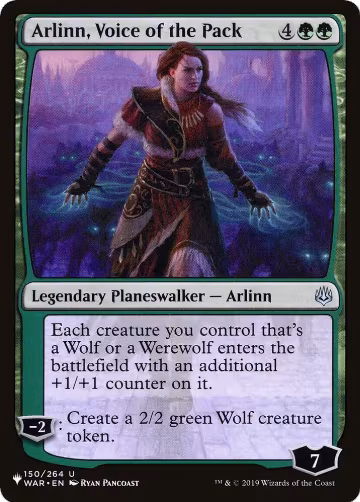Arlinn, Voice of the Pack (150/264), The List Reprints — Magic card price