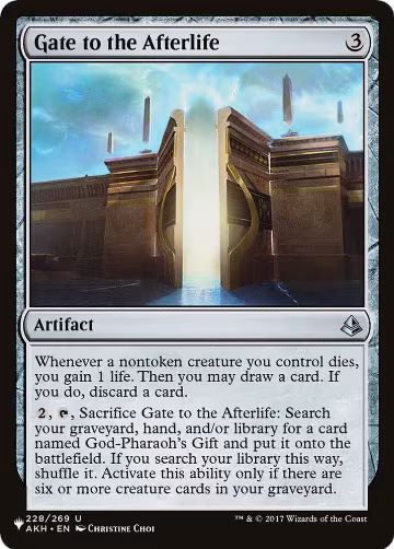 Gate to the Afterlife (228/269), The List Reprints — Magic card price