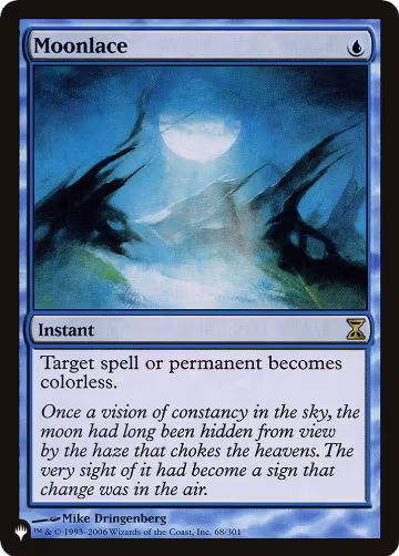 Moonlace (68/301), The List Reprints — Magic card price