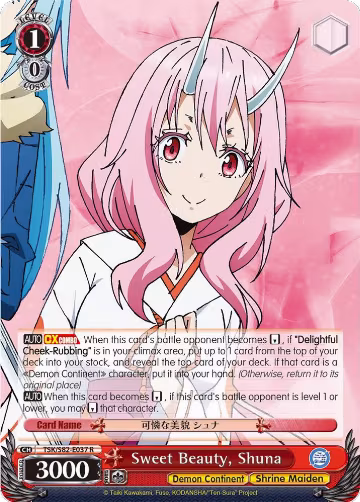 Sweet Beauty, Shuna (TSK/S82-E037 R), That Time I Got Reincarnated as a Slime Vol.2 — Weiß Schwarz card price