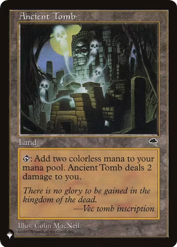 Ancient Tomb, The List Reprints — Magic card price
