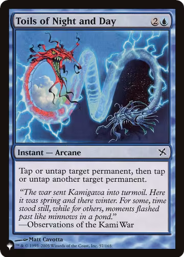 Toils of Night and Day (57/165), The List Reprints — Magic card price