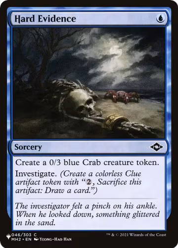 Hard Evidence (046/303), The List Reprints — Magic card price
