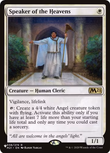 Speaker of the Heavens (038/274), The List Reprints — Magic card price