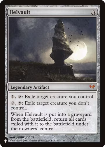 Helvault (151/158), The List Reprints — Magic card price