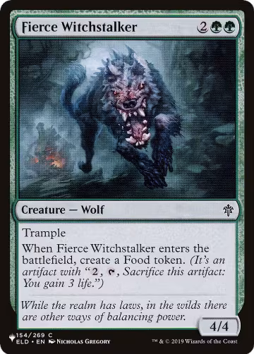 Fierce Witchstalker (154/269), The List Reprints — Magic card price