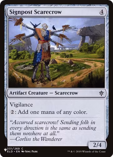 Signpost Scarecrow (231/269), The List Reprints — Magic card price
