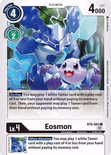 Eosmon - BT6-083 (BT6-083 C), Double Diamond — Digimon card price