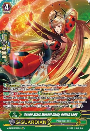 Seven Stars Mutant Deity, Relish Lady (SP) (V-SS09/SP22EN), V-SS09: Revival Selection — Vanguard card price