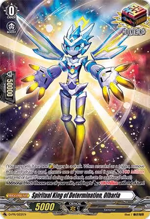 Spiritual King of Determination, Olbaria (D-PR/022EN), D Promo Cards — Vanguard card price