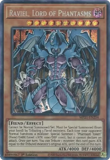 Raviel, Lord of Phantasms (MP21-EN254), 2021 Tin of Ancient Battles — Yu-Gi-Oh! card price