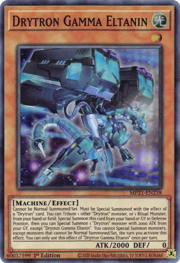 Drytron Gamma Eltanin (MP21-EN238), 2021 Tin of Ancient Battles — Yu-Gi-Oh! card price