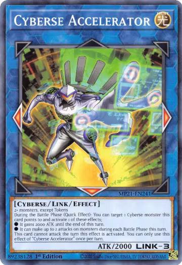 Cyberse Accelerator (MP21-EN241), 2021 Tin of Ancient Battles — Yu-Gi-Oh! card price