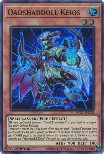 Qadshaddoll Keios (MP21-EN243), 2021 Tin of Ancient Battles — Yu-Gi-Oh! card price