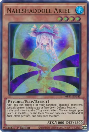 Naelshaddoll Ariel (MP21-EN245), 2021 Tin of Ancient Battles — Yu-Gi-Oh! card price