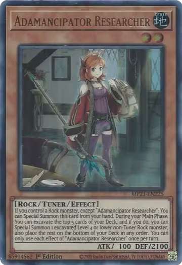 Adamancipator Researcher (MP21-EN225), 2021 Tin of Ancient Battles — Yu-Gi-Oh! card price
